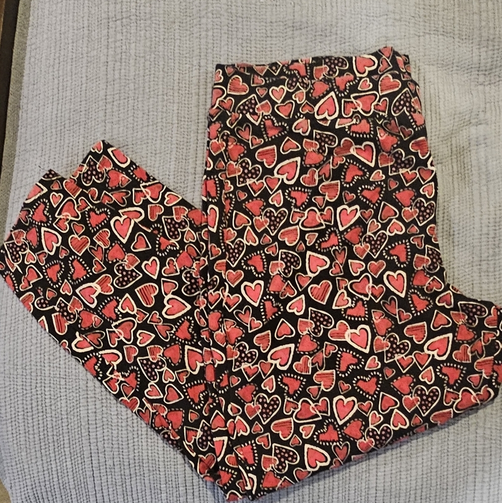 Torrid Heart Patterned Leggings 3X